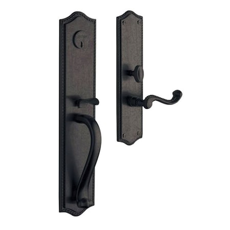 Double Cylinder Handlesets Distressed Oil Rubbed Bronze